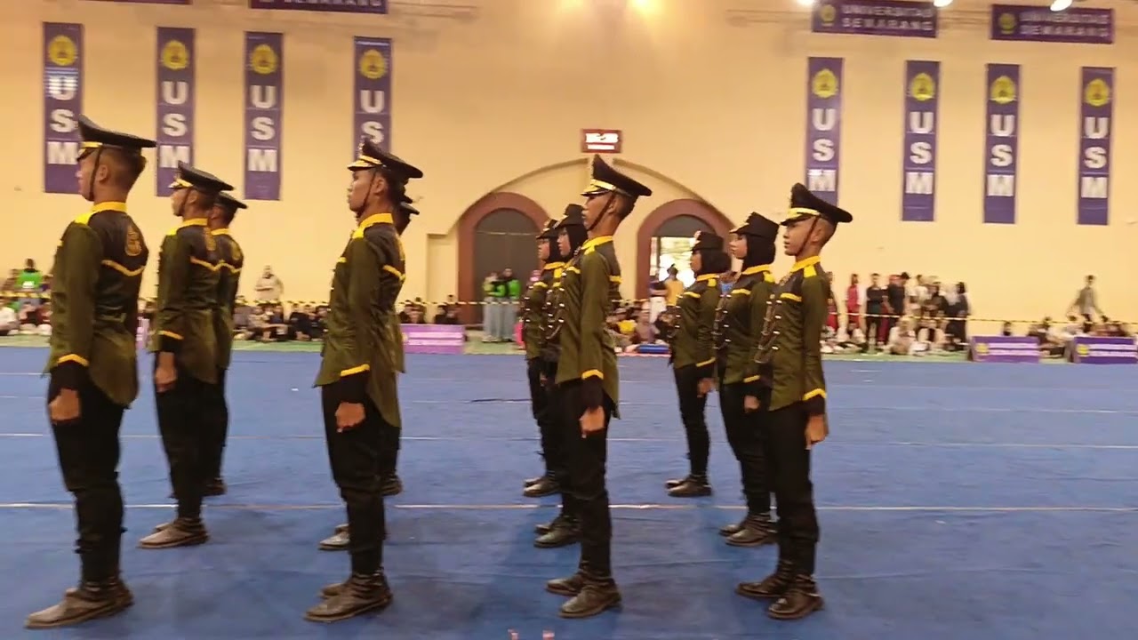 PASKIBRA SMA N 1 UNGARAN dalam LKBB GAP 8 (GERAKAN AKSI PASKIBRA) USM 2024