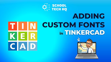 How to Add Your Own Fonts in Tinkercad w/Mr Keir #teaching #3dmodeling #techtips