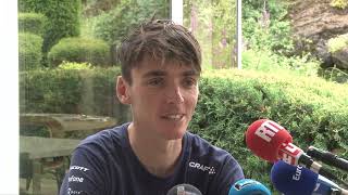 Interview de Romain Bardet sur l'arrivée du Tour de France au puy de Dôme