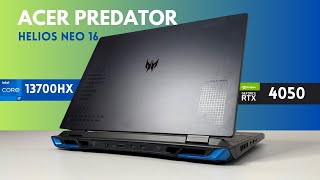 Acer Predator Helios Neo 16 i7 13700HX RTX 4050 Unboxing & Review [2023]