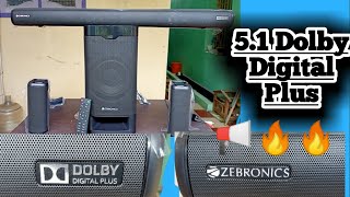 Zebronics Juke Bar 9400 5.1 Dolby Digital Plus Unboxing||Setup||Checking||Tamil