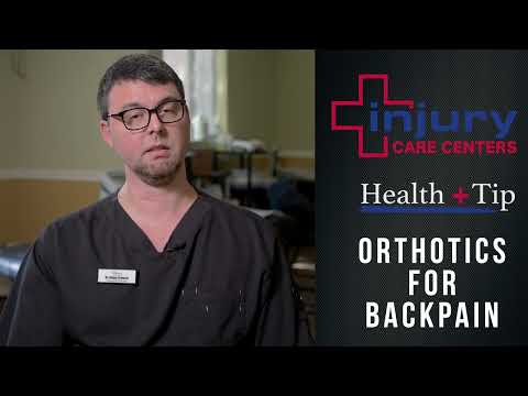 Health Tip w/ Dr. Adam Francis | Ep 14 Orthotics for Back Pain  | Injury Care Centers