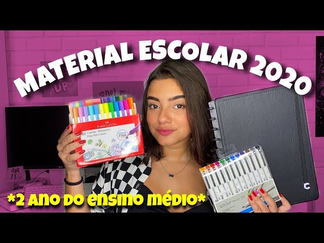 FUI COMPRAR MEUS MATERIAIS DO ENSINO MÉDIO… 