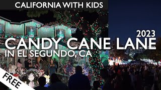 Opening Night At Candy Cane Lane In El Segundo, CA