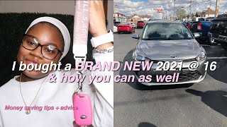 how I saved for my first car at 16 | how I bought my first car *money saving tips & advice* 2022