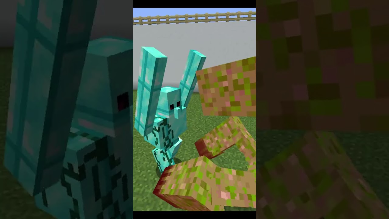 Diamond Golem vs Mutant Creeper [Minecraft Mob Battle] 
