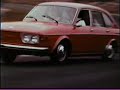 Old tv commercial  volkswagen 412 1973