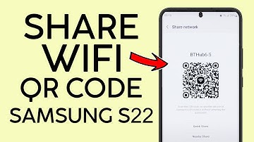 How to Share Your Wifi Details on Your Samsung S22 Phone with QR CODE (EASY - 2022)