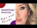 Pro Tips and Tricks for HOODED, DROOPY or  UNEVEN Eyes You NEED To Try! | Risa Does Makeup