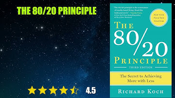 The 80/20 Principle: The Secret to Achieving More with Less - Book Summary