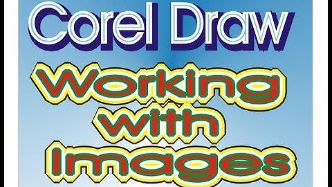 05 - CoreDraw 9 Projects - How to Work With Images in Corel Draw 9 in Urdu? - Lunar Computer College