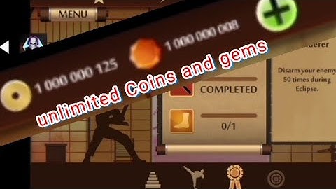 Shadow fight 2 unlimited coins and gems
