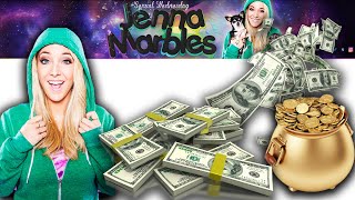 How much is JennaMarbles channel's income from YouTube | youtube income