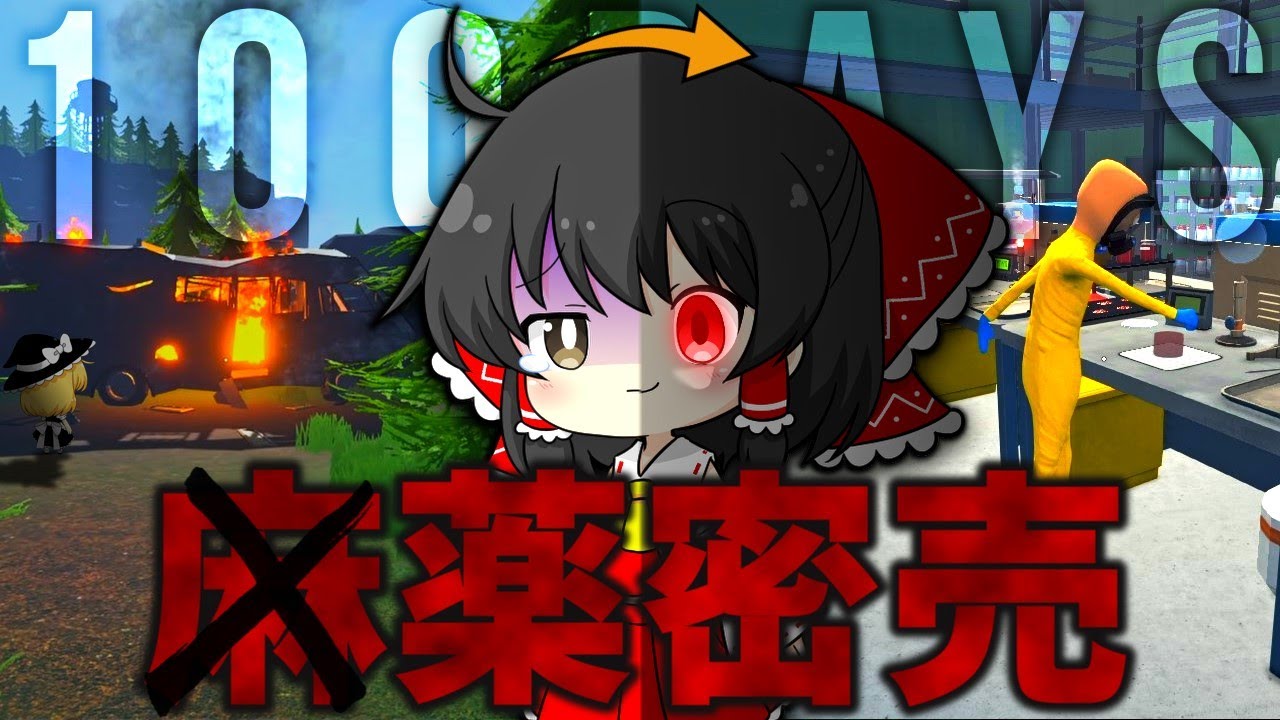 【Schedule I】100日後に●薬王になりたい霊夢【ゆっくり実況】