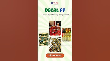 Các Loại Chất Liệu In Tem Nhãn Sản Phẩm - In Decal và Ưu Điểm #intemnhan #indecal #inấn #inmenmy