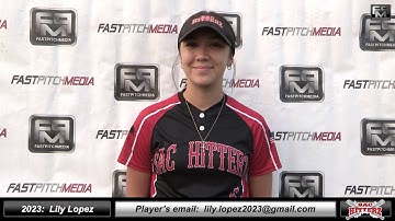 2023 Lily Lopez 3.6 GPA Outfielder and Second Base Softball Skills Video - SacHitterz