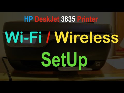 HP DeskJet Ink Advantage 3835 Wi-Fi SetUp, Connect To Home or Office Wi-Fi Network & Review.