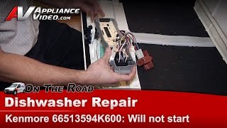 Kenmore Dishwasher Repair - No Start - Control Panel