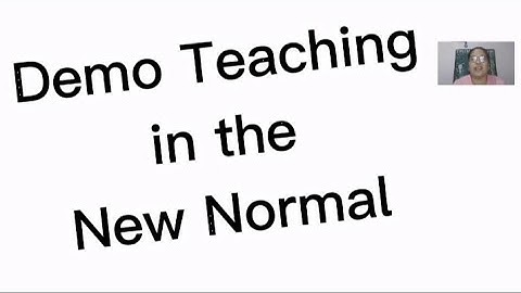 Demonstration Teaching with Modular Class: The Preliminary Activities and Motivation Part