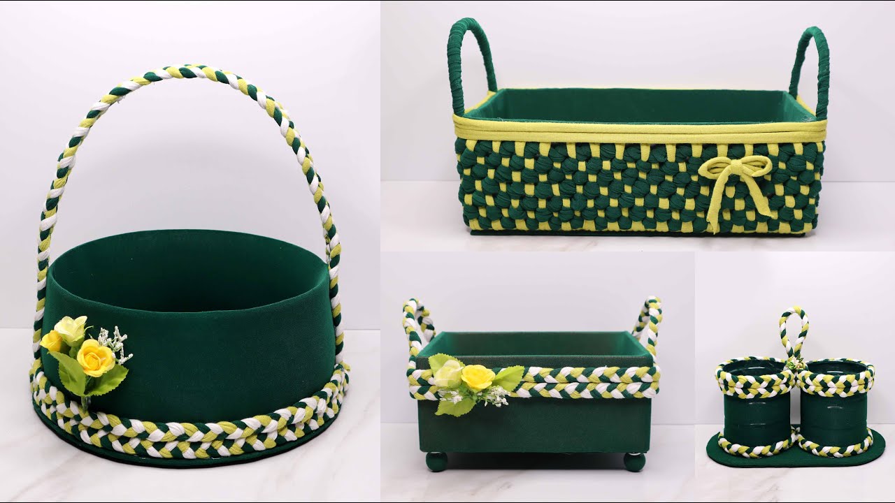 4 ide kreatif wadah serbaguna menggunakan kain bekas