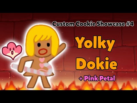 Custom Cookie Showcase #4: Yolky Dokie (and Pink Petal)