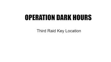 Third (3RD) Secret Raid Key Location| The Division 2: Operation Dark Hours How To Get