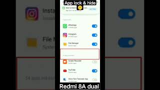 How to hide app in Redmi Redmi ke phone 📱 me app ko hide kaise kare @tseries @CoComelon screenshot 1