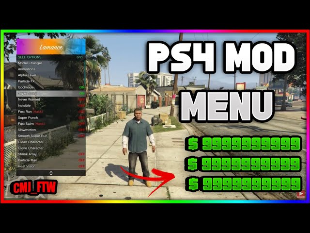 gta 5 mod menu ps4 download free no survey / X