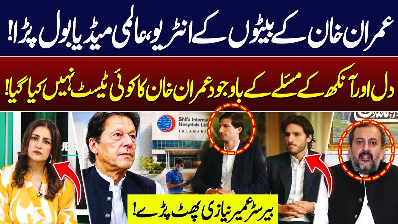 Imran Khan’s Sons Speak Out! Global Media Reacts | Barrister Umair Niazi | Hum News | Pakistan