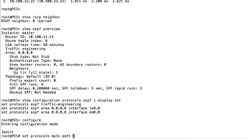 JUNIPER MPLS STATIC LSP WITH ERO LISTS (TE - TRAFFIC ENGINEERING)