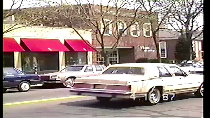 Video from the past - downtown Westfield, NJ 1987 ...