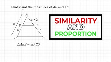 Similar Triangles And Proportion