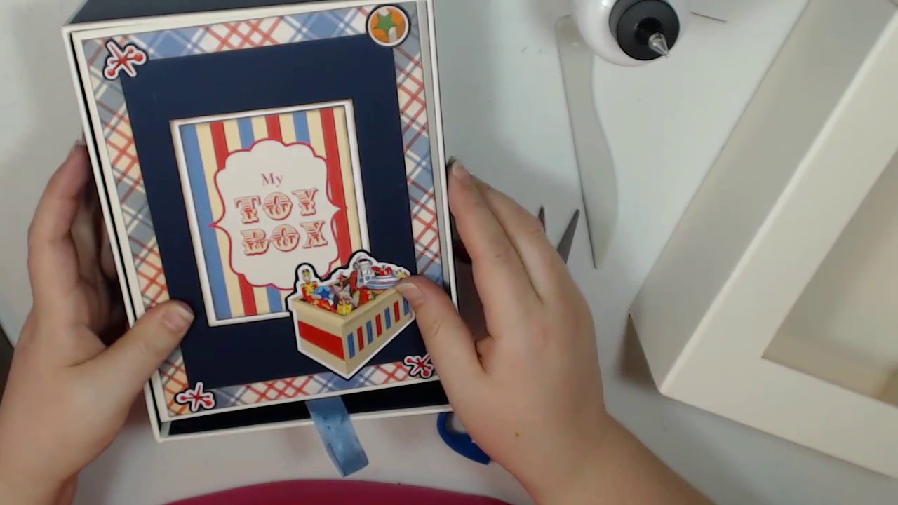 Carta Bella Toy Box Project / Decorating the Box YouTube