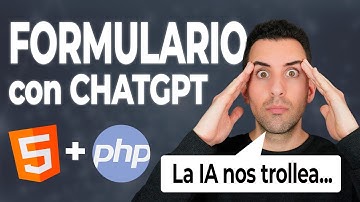 Cómo Crear Formulario de Contacto PHP con IA (ChatGPT)
