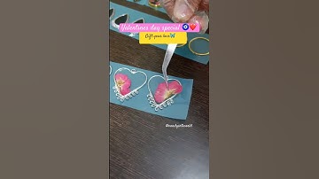 Valentines day Gift💕✨#resin #resinart #art #diy #tutorial #gifts #ytshorts #shorts #youtube #artist