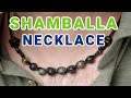 Men's Shamballah Necklace with Gemstones and Leather - Jewelry Tutorial