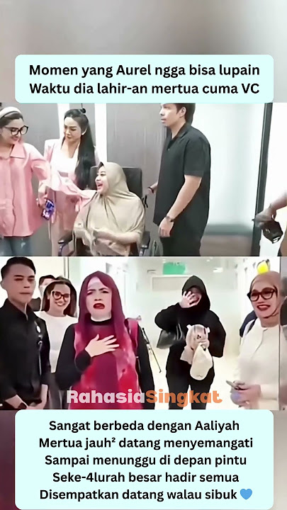 AUREL MERASA KURANG DISAYANG MERTUA 🥺 #aurelhermansyah #aaliyah