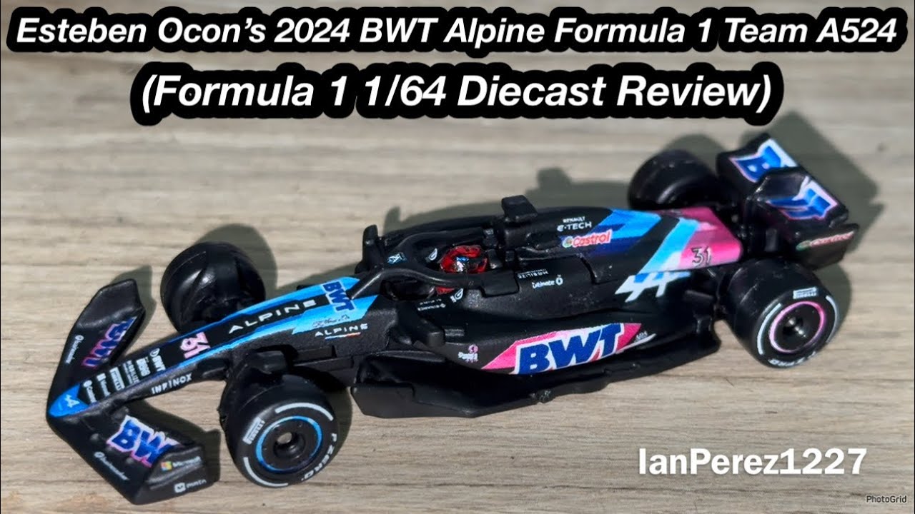 Esteben Ocon's 2024 BWT Alpine Formula 1 Team A524 (Formula