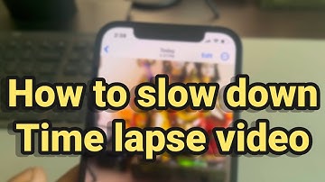 Hoe je een time-lapse video op de iPhone vertraagt