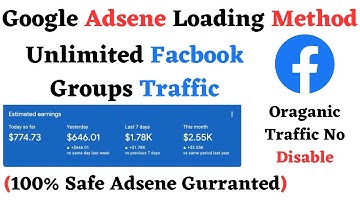 Google AdSense Loading Free Method |Daily 300k Daily Traffic |100% Safe Adsene |Groups Traffic