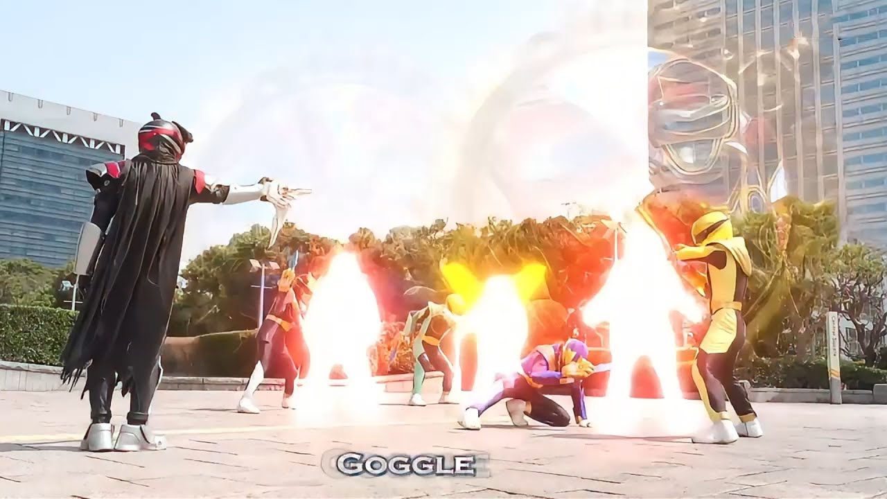 10 Sentai Red that have been summoned by Garyudo