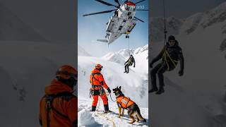 Snowbound Rescue: Dog and Team Save Buried Man # dog #snow #hero #rescue #animalrescue