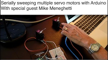 Serially Sweeping Multiple Servo Motors with Arduino