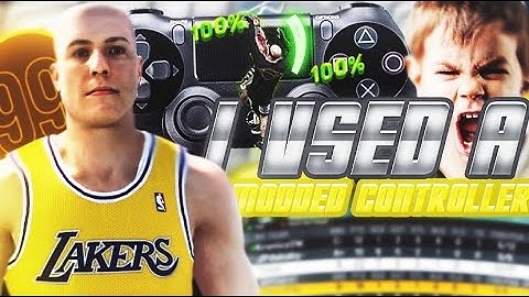 MODDED controller VS BEST post scorer in the world (nba2k21)
