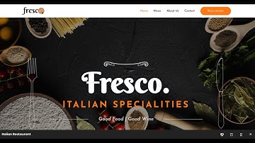 How To make Italian restaurant WordPress website - Full website make 2022