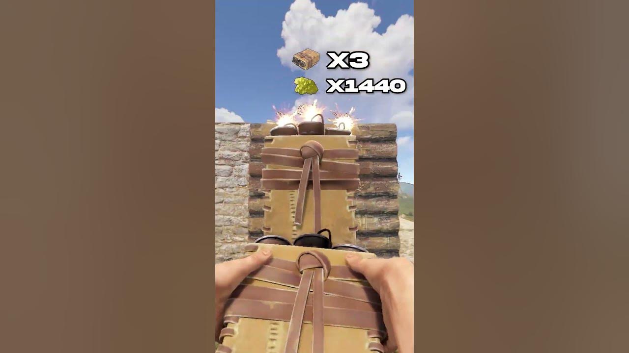 RUST SATCHEL RAIDING COSTS YouTube