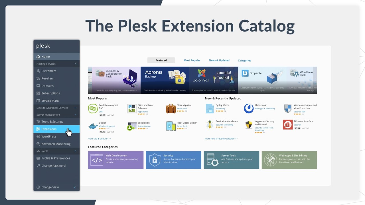 Partner Benefits the Plesk Extensions Catalog YouTube