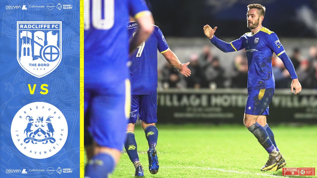 RFC Radcliffe FC vs Bradford (Park Avenue) YouTube