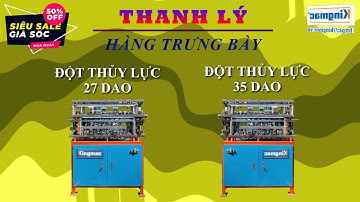 Thanh lý máy đột dập thủy lực chuyên lùa 55 và lùa 93 giá rẻ / máy dập khóa xingfa.