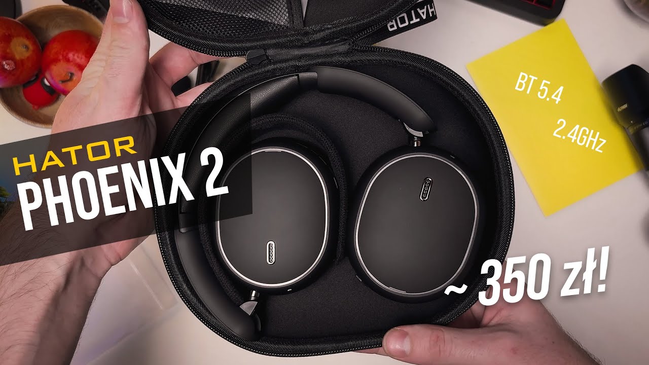 HATOR Phoenix 2 ANC Wireless - Najlepsze słuchawki do 400 zł? | RECENZJA